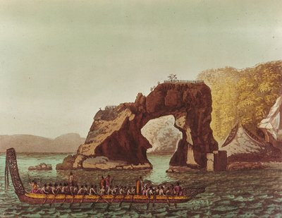 Una canoa nativa da G. Castellini